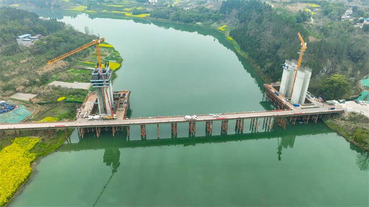 勇立潮头 乘风破浪 铜资高速控制性工程杨柳滩沱江特大桥建设亮点